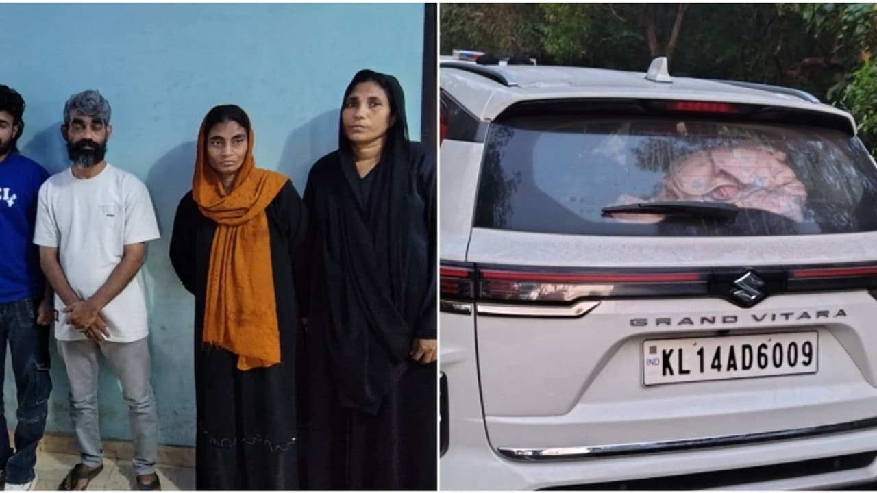 രഹസ്യവിവരം ലഭിച്ച് പൊലീസെത്തി; ദമ്പതികൾ അടക്കം നാല് പേരെ പിടികൂടി, കാറിൽ കടത്താൻ ശ്രമിച്ചത് 100 ഗ്രാം എംഡിഎംഎ