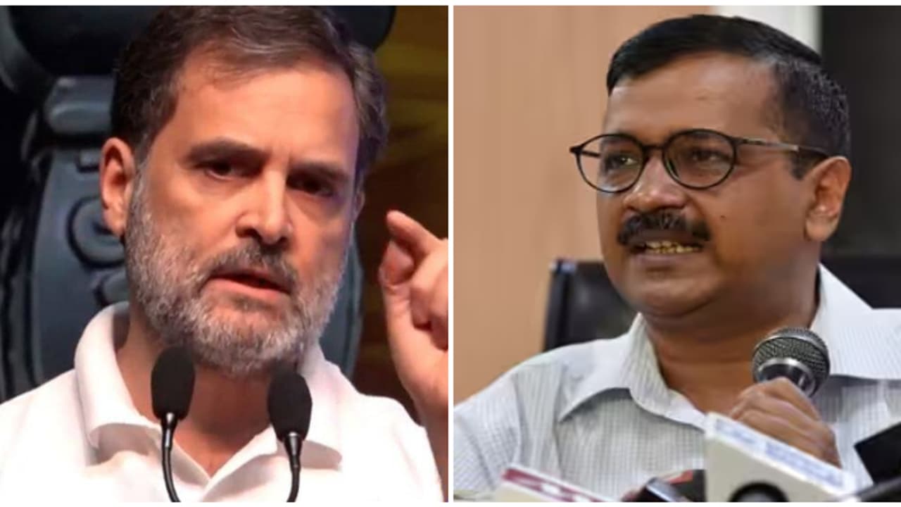 അടിയ്ക്ക് തിരിച്ചടി; ദില്ലിയിൽ രാഹുലും കെജ്രിവാളും തമ്മിൽ വാക്പോര് അടിയ്ക്ക് തിരിച്ചടി; ദില്ലിയിൽ രാഹുലും കെജ്രിവാളും തമ്മിൽ വാക്പോര്