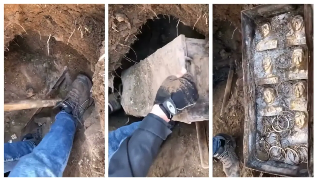 2ನೇ ಜಾಗತಿಕ ಯುದ್ಧದ ವೇಳೆ ಸೈನಿಕರು ಬಚ್ಚಿಟ್ಟ ನಿಧಿ ಪೆಟ್ಟಿಗೆ ಪತ್ತೆ!