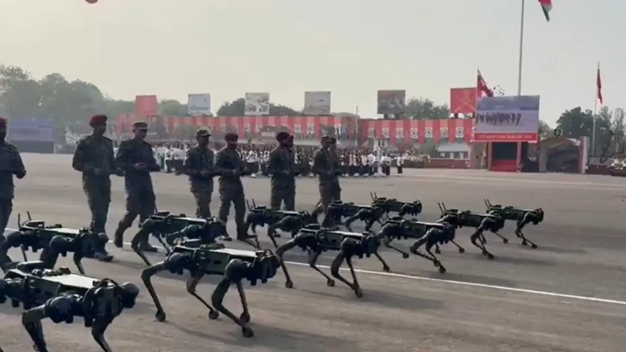 Indian Army showcases robotic mules at Army Day Parade, paving way for technology driven future (WATCH)