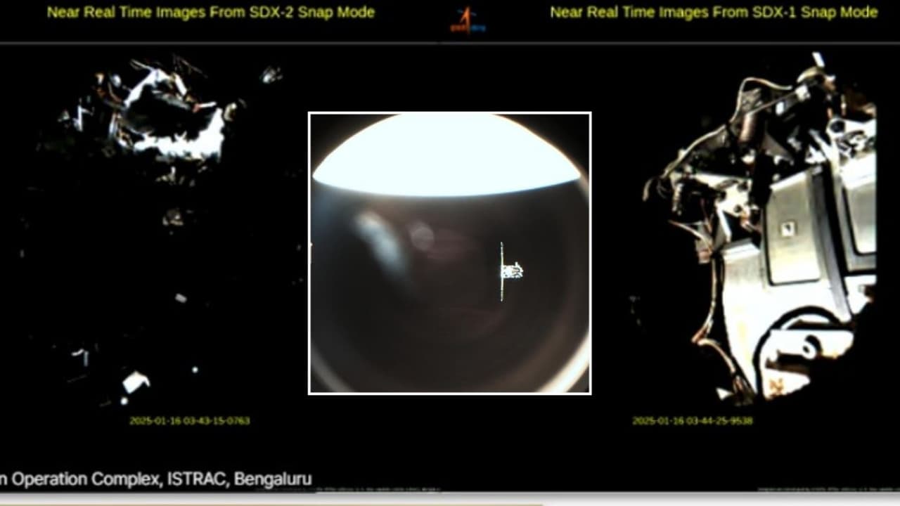 History in Space: ಇಸ್ರೋ ಸ್ಪೇಡೆಕ್ಸ್‌ ಮಿಷನ್‌ ಯಶಸ್ವಿ; ಬಾಹ್ಯಾಕಾಶದಲ್ಲಿ ಉಪಗ್ರಹಗಳ ಡಾಕಿಂಗ್‌ ಪೂರ್ಣ!