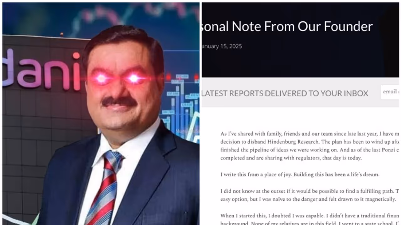 Memes flood internet as Hindenburg Research that attacked Adani Group announces shut down; SEE best ones