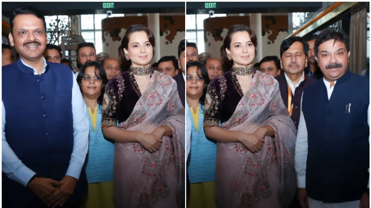 'Emergency': Kangana Ranaut hosts special screening for Maharashtra CM Devendra Fadnavis [WATCH]
