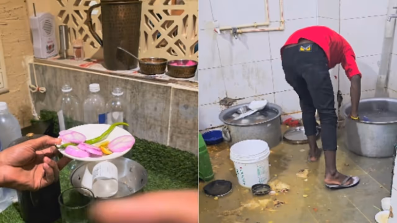 ഹോട്ടലില്‍ നിന്ന് ലഭിക്കുന്ന സലാഡില്‍ വരെ തട്ടിപ്പ്! ഹൈദരാബാദിലെ ഹോട്ടലില്‍ നിന്നുള്ള വൈറല്‍ വീഡിയോ കാണാം