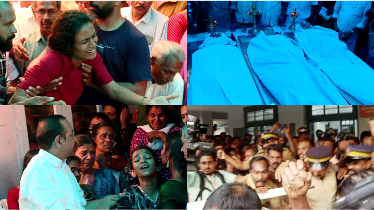 കരിമ്പാടത്തെ വീട്ടില്‍ നിലവിളി ഉയർന്നു; 3 പേരുടെ കൊലപാതകത്തിൽ നടുങ്ങി നാട്, മൃതദേഹം ബന്ധുക്കള്‍ ഏറ്റുവാങ്ങി