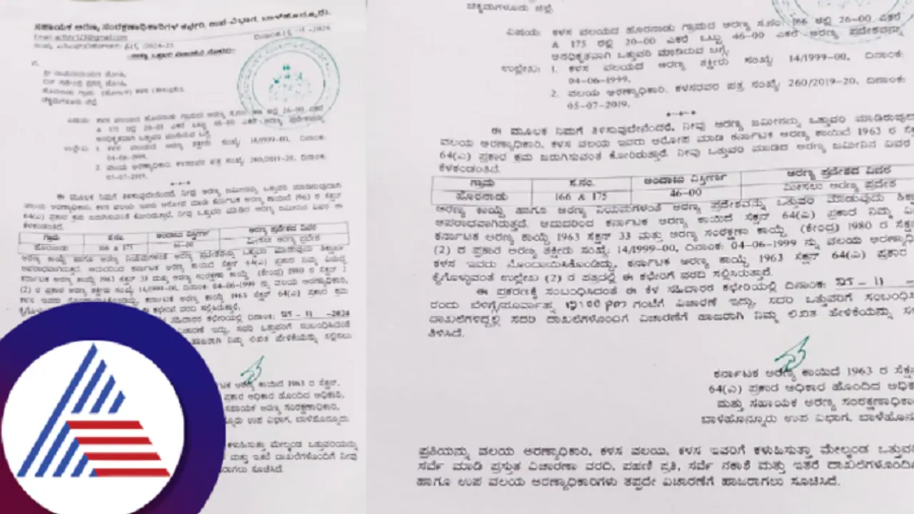 46 ಎಕರೆ ಅರಣ್ಯ ಒತ್ತುವರಿ ಆರೋಪ: ಅನ್ನಪೂರ್ಣೇಶ್ವರಿ ದೇಗುಲದ ಟ್ರಸ್ಟಿನ ರಾಮನಾರಾಯಣ ಜೋಷಿಗೆ ನೋಟಿಸ್