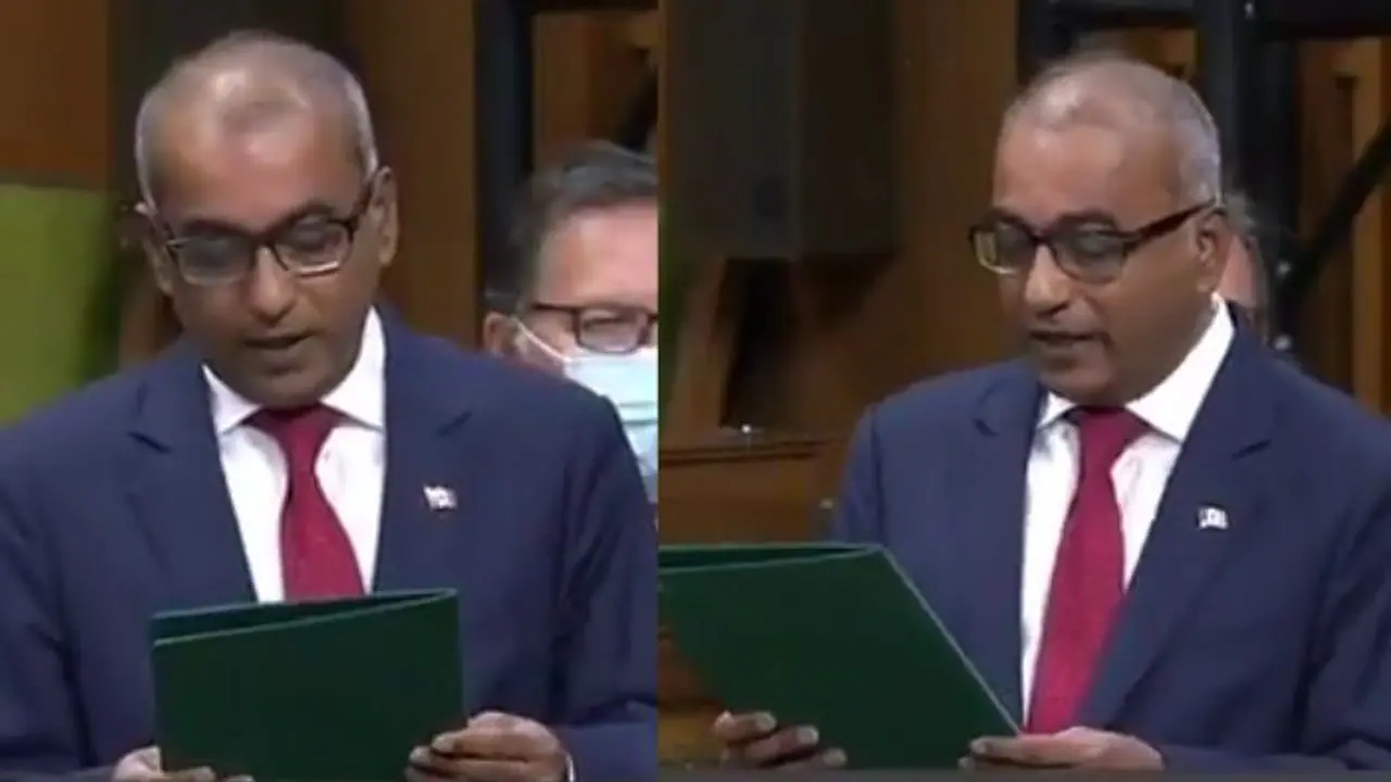 ಕೆನಡಾ ಪ್ರಧಾನಿ ಹುದ್ದೆಗೆ ಕನ್ನಡಿಗ ಚಂದ್ರ ಆರ್ಯ ಸ್ಪರ್ಧೆ; ಕನ್ನಡದಲ್ಲೇ ಭಾಷಣ ಮಾಡಿ ಕುವೆಂಪು, ಡಾ। ರಾಜ್‌ ಸ್ಮರಣೆ