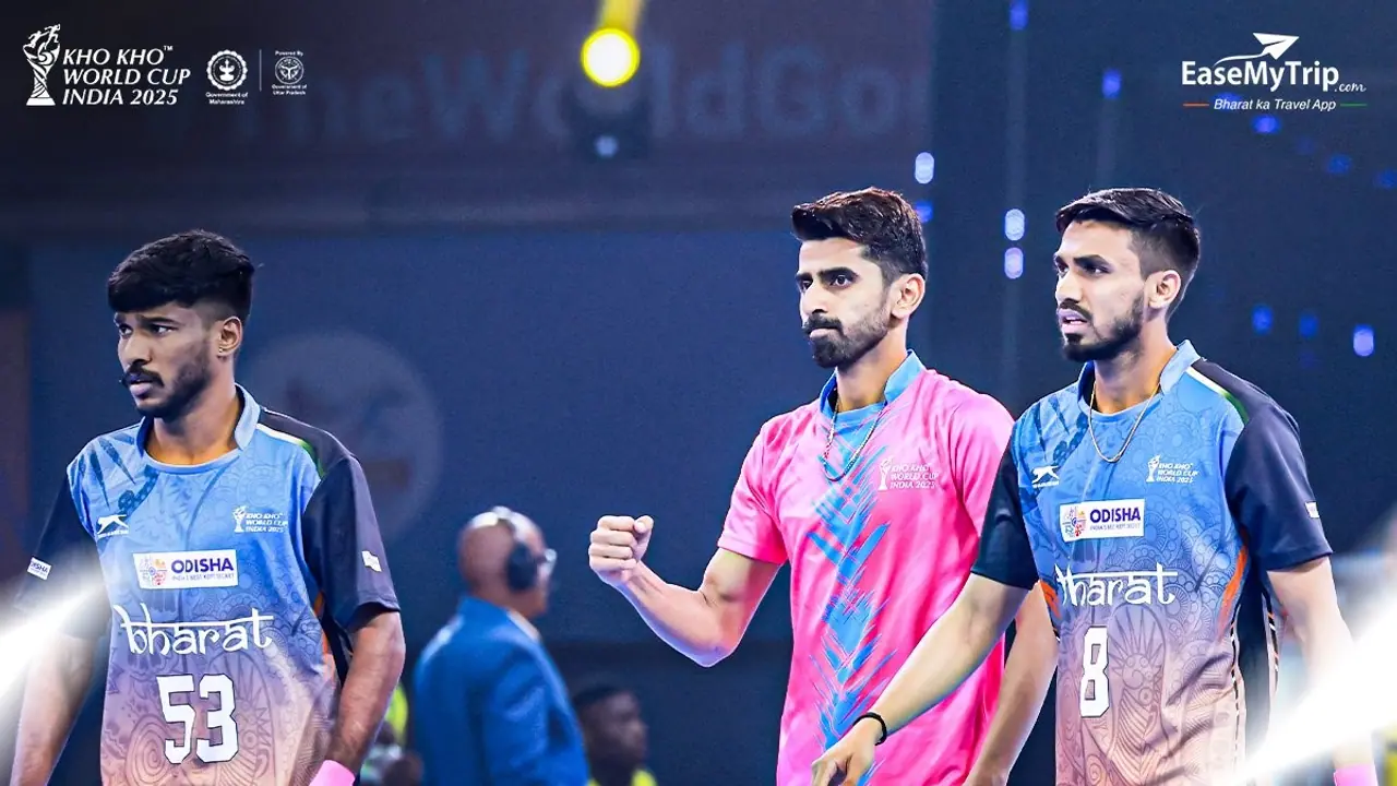 கோ கோ உலகக் கோப்பை: தென்னாப்பிரிக்காவை வீழ்த்தி பைனல் சென்ற இந்திய ஆண்கள் அணி 