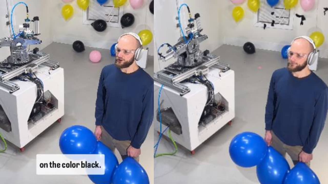 'ഇത് വലിയ അപകടം, ആശങ്കപ്പെടുത്തുന്നു'; മിന്നൽവേഗത്തിൽ ബലൂണിലേക്ക് വെടിയുതിർത്ത് എഐ റോബോട്ട്