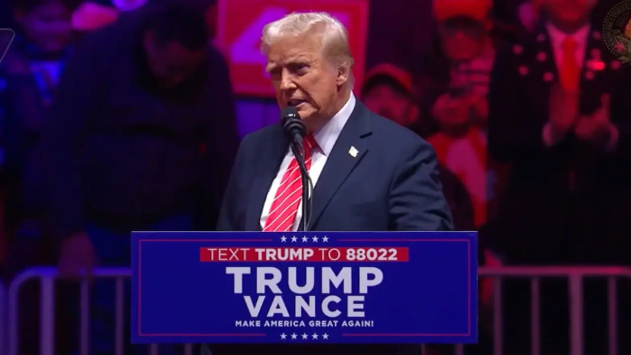 'The greatest political movement...' Donald Trump vows to secure US borders and end migrant crisis 'The greatest political movement...' Donald Trump vows to secure US borders and end migrant crisis