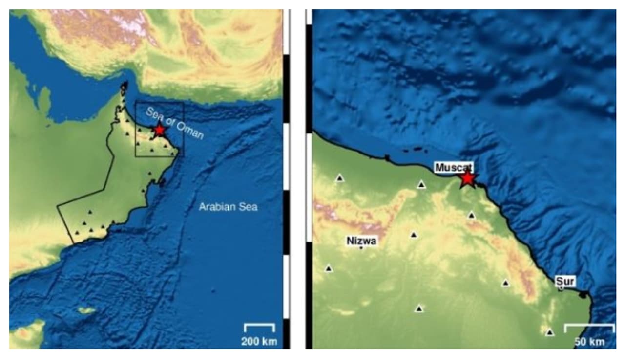 ഒമാനില്‍ നേരിയ ഭൂചലനം; പ്രകമ്പനം അനുഭവപ്പെട്ടതായി പ്രദേശവാസികൾ 