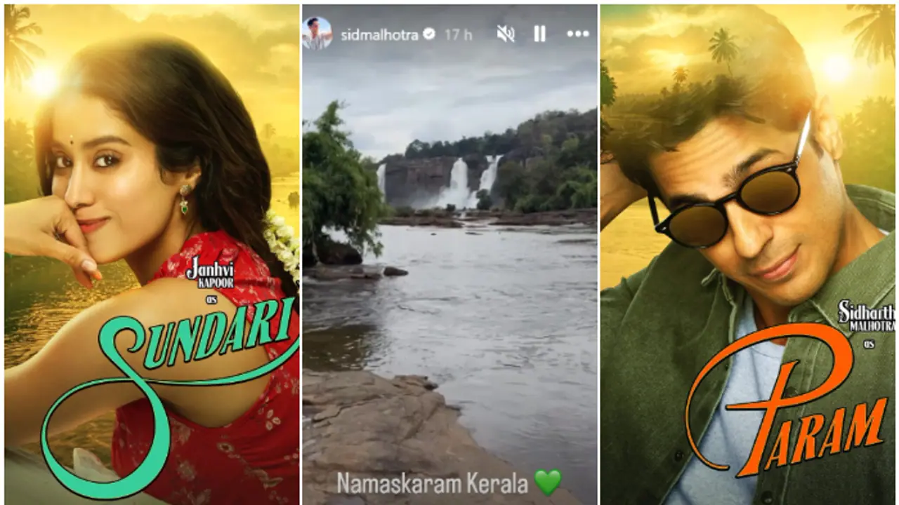 Param Sundari: Sidharth Malhotra begins shooting for his next with Janvhi Kapoor [PHOTO]