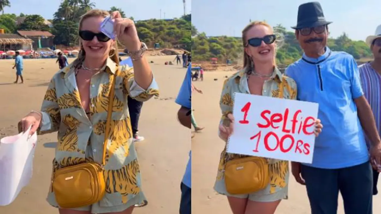 ഒരു സെൽഫിക്ക് 100 രൂപ, ഇന്ത്യക്കാരെക്കൊണ്ട് മടുക്കാതിരിക്കാനാ; കുറേ കാശ് വാരും, റഷ്യൻയുവതിയുടെ വീഡിയോ, വിമർശനം