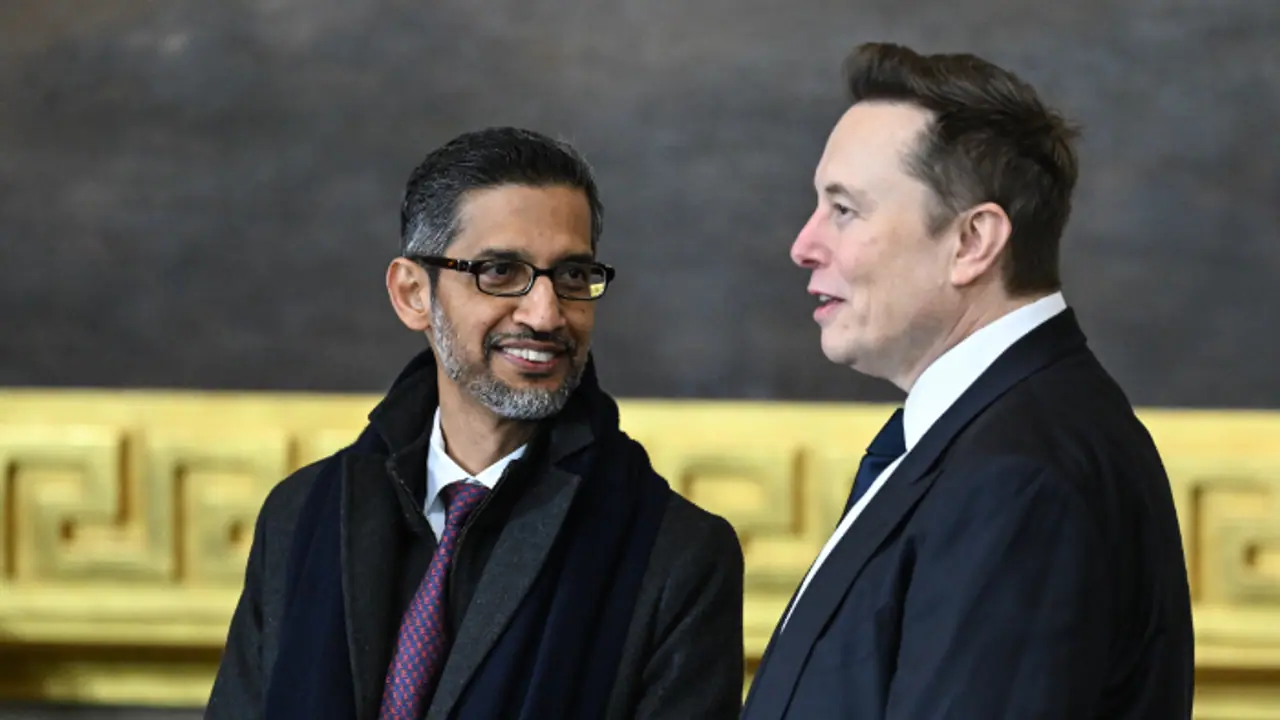 ട്രംപിന്‍റെ സ്ഥാനാരോഹണം: മന്ദഹാസത്തോടെ ഇലോണ്‍ മസ്കും സുന്ദര്‍ പിച്ചൈയും; പറഞ്ഞ രഹസ്യമെന്ത്?