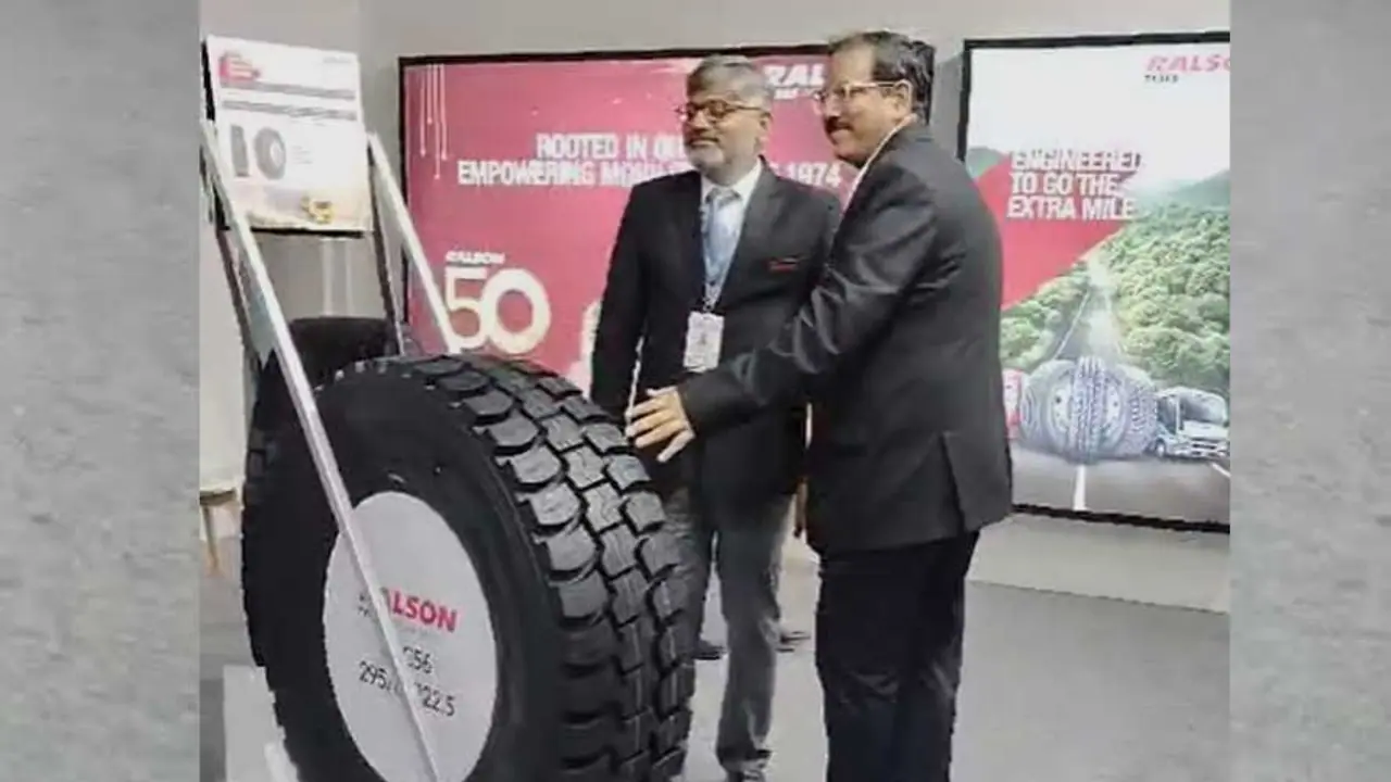 മൈലേജ് കൂട്ടുന്ന ടയറുമായി റാൽസൺ ടയേഴ്സ്, എത്തിയത് ഭാരത് മൊബിലിറ്റി എക്സ്പോയിൽ മൈലേജ് കൂട്ടുന്ന ടയറുമായി റാൽസൺ ടയേഴ്സ്, എത്തിയത് ഭാരത് മൊബിലിറ്റി എക്സ്പോയിൽ