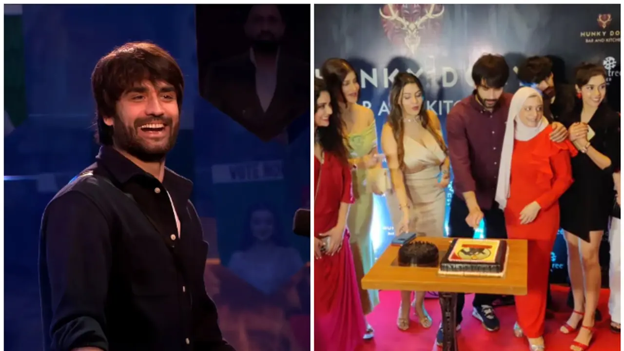 Vivian Dsena's wife Nouran Aly throws surprise party for him, Bigg Boss 18 contestants reunites [Watch]
