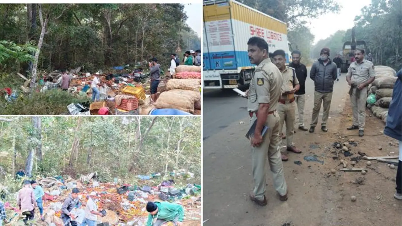 Karnataka: 11 dead, 15 injured as truck carrying vegetables overturns near Karwar, rescue ops underway