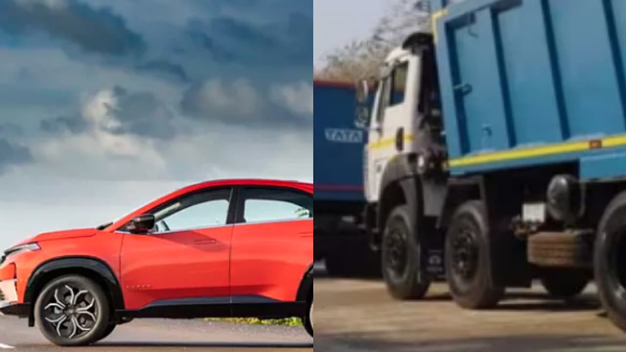 "ടാറ്റാച്ചേട്ടൻ പവറേഷല്ലേ പവറേഷ്..!" 42,000 കിലോ ഭാരമുള്ള മൂന്നു ട്രക്കുകളെ ഒറ്റയ്ക്ക് കെട്ടിവലിച്ച് കർവ്വ്