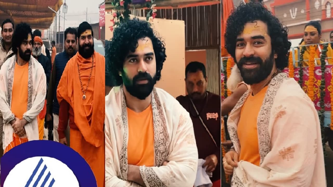 ಕುಂಭಮೇಳದಲ್ಲಿ ಖಾವಿ ಬಟ್ಟೆ ತೊಟ್ಟು ಸನ್ಯಾಸಿಗಳ ಜೊತೆ ಕಾಣಿಸಿಕೊಂಡ ಶೈನ್ ಶೆಟ್ಟಿ