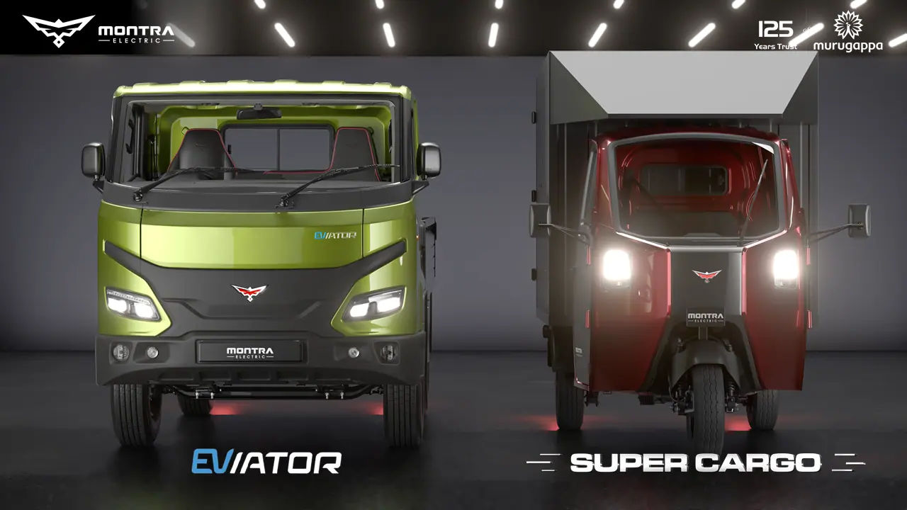 എവിയേറ്റര്‍, സൂപ്പര്‍ കാര്‍ഗോ മോഡലുകള്‍ പുറത്തിറക്കി മോണ്‍ട്ര ഇലക്ട്രിക് 