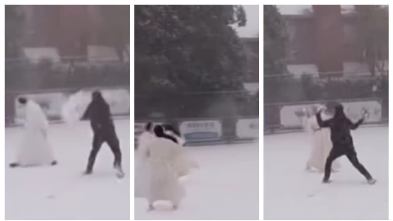 മഞ്ഞുരുളകൾ പരസ്പരം വലിച്ചെറിഞ്ഞ് കന്യാസ്ത്രീകളും പുരോഹിതനും; അവരുടെ സന്തോഷം നമ്മുടെയും എന്ന് സോഷ്യൽ മീഡിയ മഞ്ഞുരുളകൾ പരസ്പരം വലിച്ചെറിഞ്ഞ് കന്യാസ്ത്രീകളും പുരോഹിതനും; അവരുടെ സന്തോഷം നമ്മുടെയും എന്ന് സോഷ്യൽ മീഡിയ