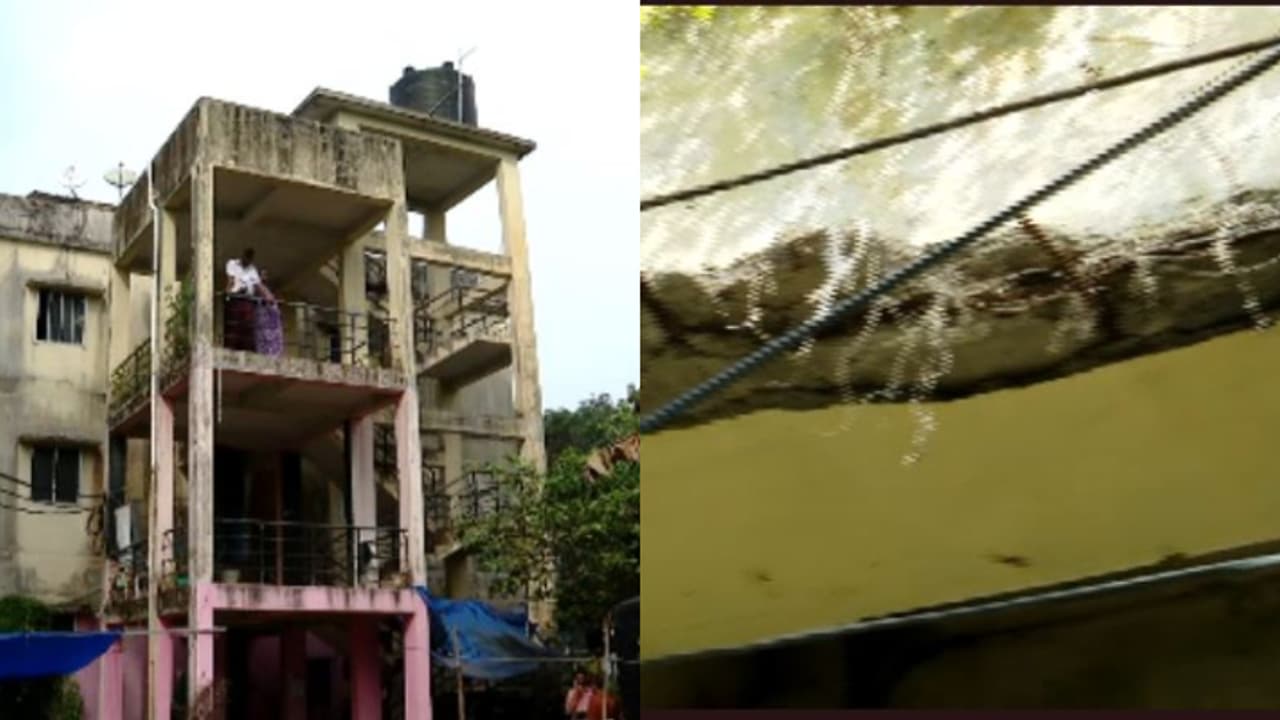 8 വർഷം കൊണ്ട് പൊളിഞ്ഞ് പഞ്ചായത്തും ഹൗസിങ് ബോർഡും നിർമ്മിച്ച ഫ്ലാറ്റ്; എങ്ങോട്ട് പോകുമെന്നറിയാതെ 24 കുടുംബങ്ങൾ 8 വർഷം കൊണ്ട് പൊളിഞ്ഞ് പഞ്ചായത്തും ഹൗസിങ് ബോർഡും നിർമ്മിച്ച ഫ്ലാറ്റ്; എങ്ങോട്ട് പോകുമെന്നറിയാതെ 24 കുടുംബങ്ങൾ