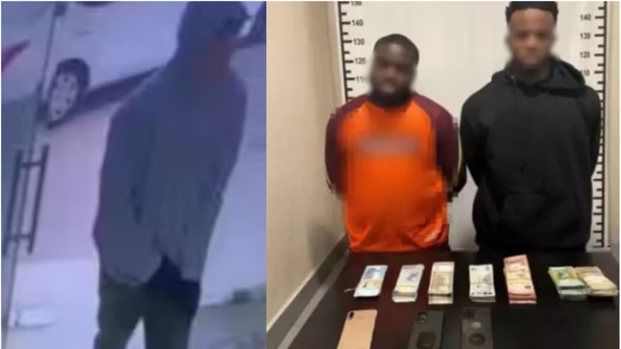 പട്ടാപ്പകൽ മണി എക്സ്ചേഞ്ചിൽ തോക്കുചൂണ്ടി ഭീഷണിപ്പെടുത്തി കവർച്ച; രണ്ട് പ്രതികൾ പിടിയിൽ പട്ടാപ്പകൽ മണി എക്സ്ചേഞ്ചിൽ തോക്കുചൂണ്ടി ഭീഷണിപ്പെടുത്തി കവർച്ച; രണ്ട് പ്രതികൾ പിടിയിൽ