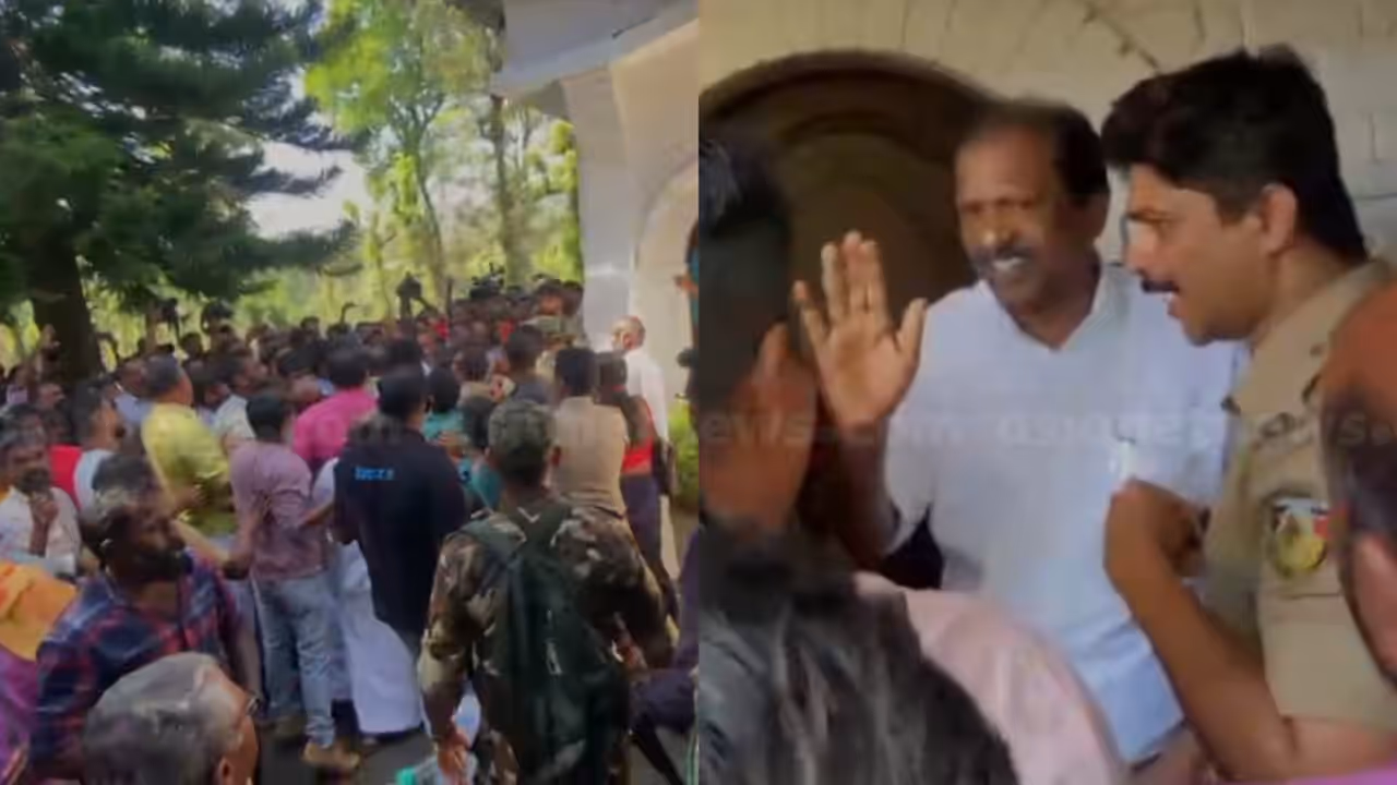 കടുവാഭീതി ഒരാഴ്ച മുൻപേ അറിയിച്ചു, വനം വകുപ്പ് അനങ്ങിയില്ല; മന്ത്രിക്കെതിരെ വൻ പ്രതിഷേധം; സംഘർഷാവസ്ഥ