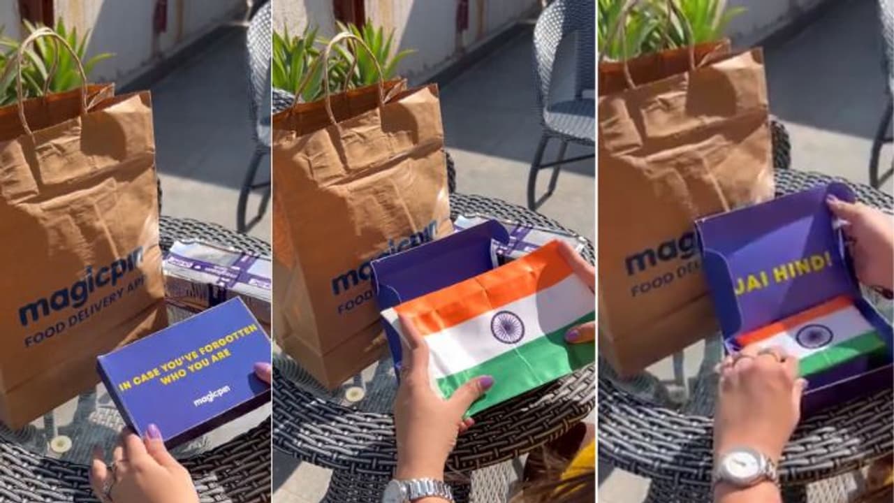 'In case you've forgotten...': Woman receives Republic Day surprise in delivery package, netizens react| WATCH