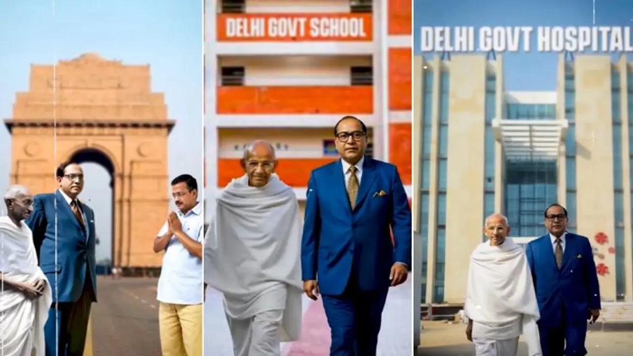 'Cringe': AAP uses AI video with Kejriwal, Ambedkar and Gandhi to promote Delhi 2025 polls, trolled (WATCH) 'Cringe': AAP uses AI video with Kejriwal, Ambedkar and Gandhi to promote Delhi 2025 polls, trolled (WATCH)