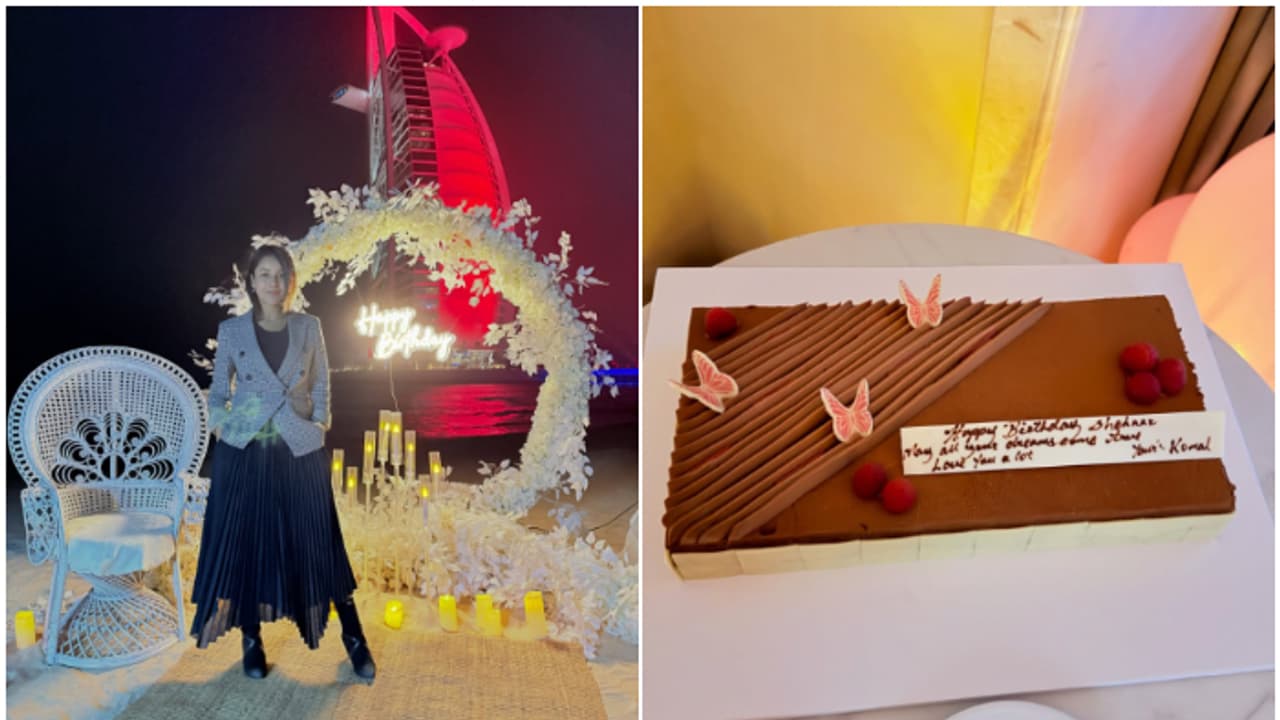 Shehnaaz Gill enjoys lavish birthday celebration in Dubai, fans flood social media with wishes [WATCH]