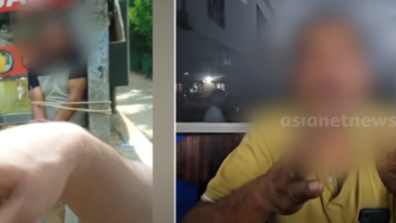  ജയിലില്‍ നിന്നിറങ്ങിയ ആളെ പോസ്റ്റിൽ കെട്ടിയിട്ട് അഞ്ചംഗ സംഘം മർദിച്ചു; മുന്‍ പൊലീസ് ഉദ്യോഗസ്ഥന്‍ ഒന്നാം പ്രതി