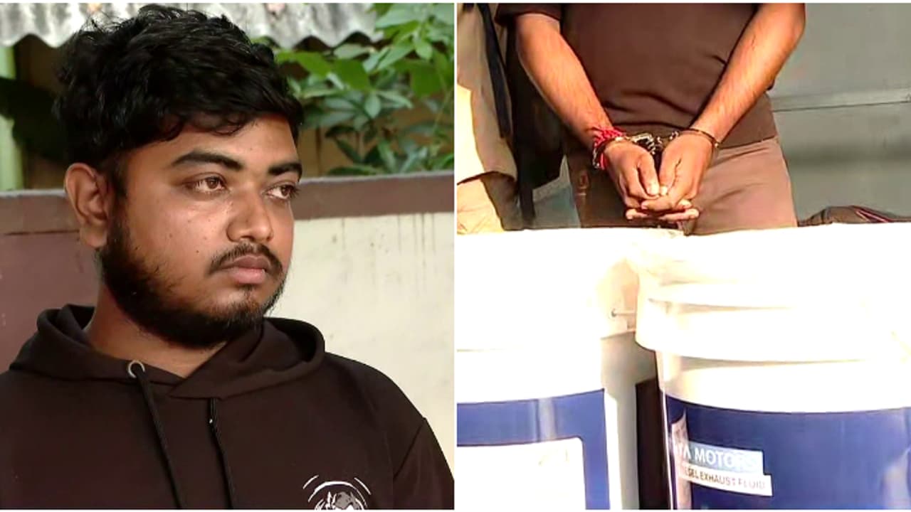 ബം​ഗാളിൽ നിന്ന് തൃശൂരിലേക്ക് എത്തിയ യുവാവിൻ്റെ കയ്യിൽ പെയിൻ്റ് ഡബ്ബകൾ; സംശയം തോന്നി പരിശോധന, 20 കിലോ കഞ്ചാവ് 