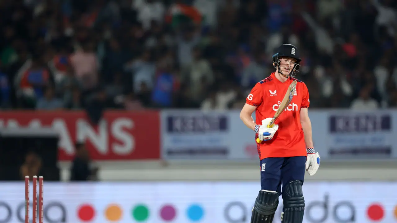 IND vs ENG, 3rd T20I: Netizens troll Harry Brook over dismissal, ask 'smog again in Rajkot?'
