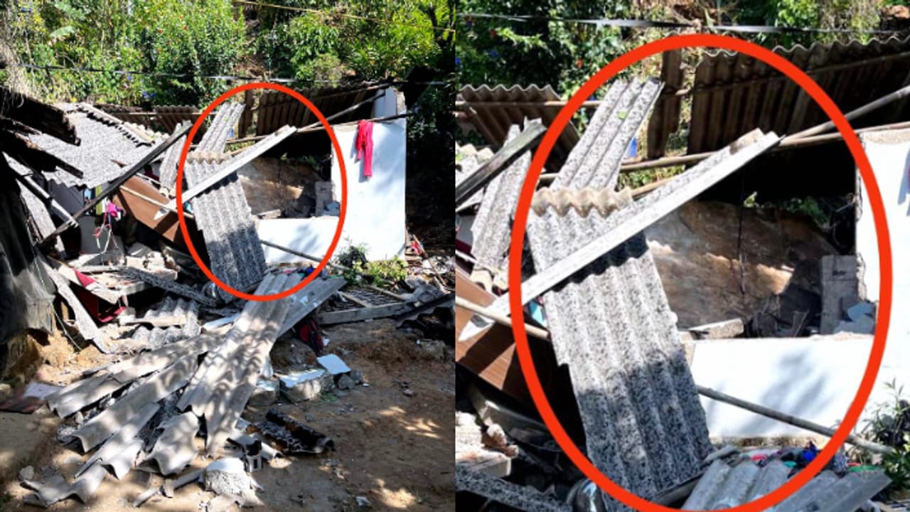 കല്ലാറിൽ വീടിനു മുകളിലേക്ക് പാറക്കല്ല് വീണു: ഒരു കുടുംബത്തിലെ 5 പേർക്ക് അത്ഭുത രക്ഷ, വിദ്യാർത്ഥിനിക്ക് പരിക്ക് കല്ലാറിൽ വീടിനു മുകളിലേക്ക് പാറക്കല്ല് വീണു: ഒരു കുടുംബത്തിലെ 5 പേർക്ക് അത്ഭുത രക്ഷ, വിദ്യാർത്ഥിനിക്ക് പരിക്ക്