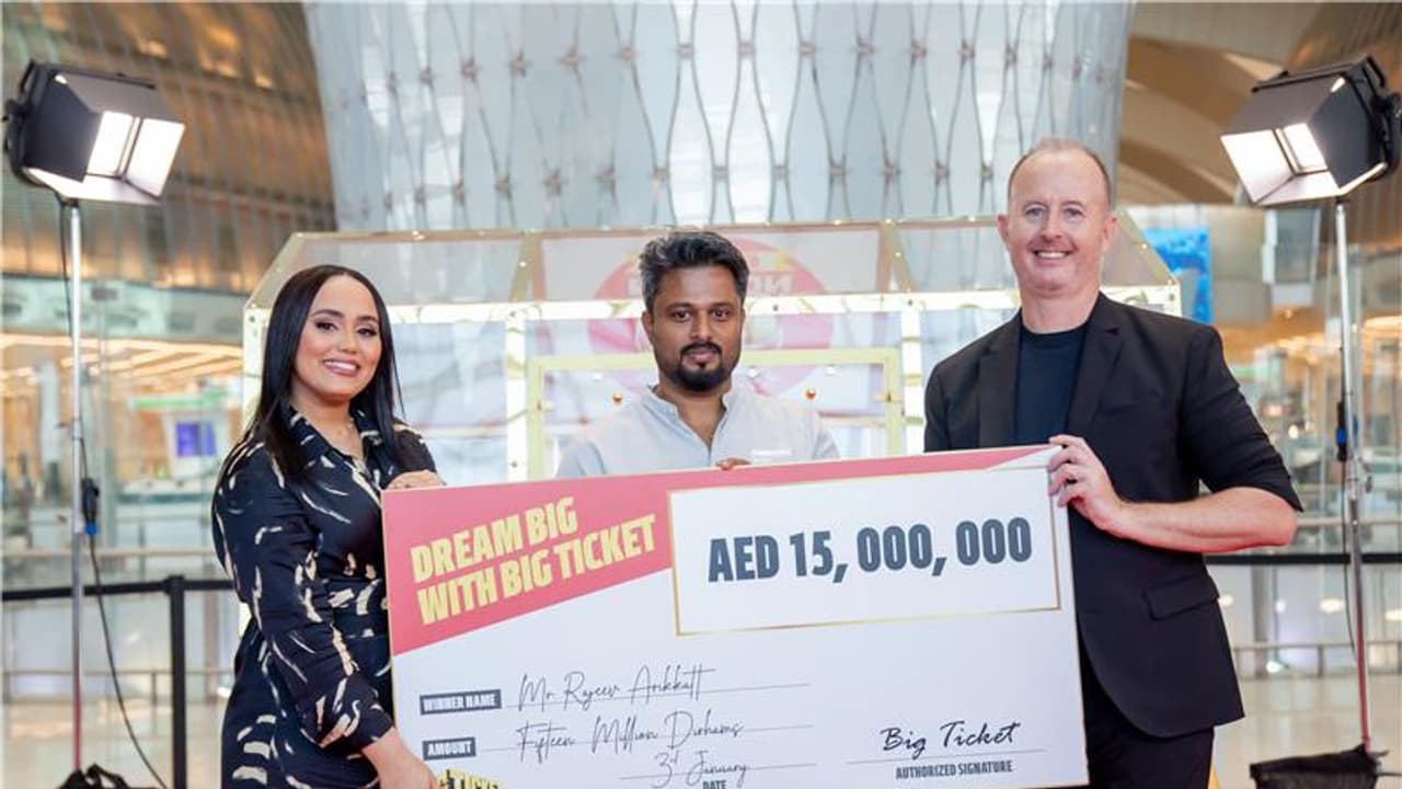 ബിഗ് ടിക്കറ്റ് 2024 ൽ മാത്രം സമ്മാനമായി നൽകിയത് 175 മില്യൺ ദിർഹം ബിഗ് ടിക്കറ്റ് 2024 ൽ മാത്രം സമ്മാനമായി നൽകിയത് 175 മില്യൺ ദിർഹം