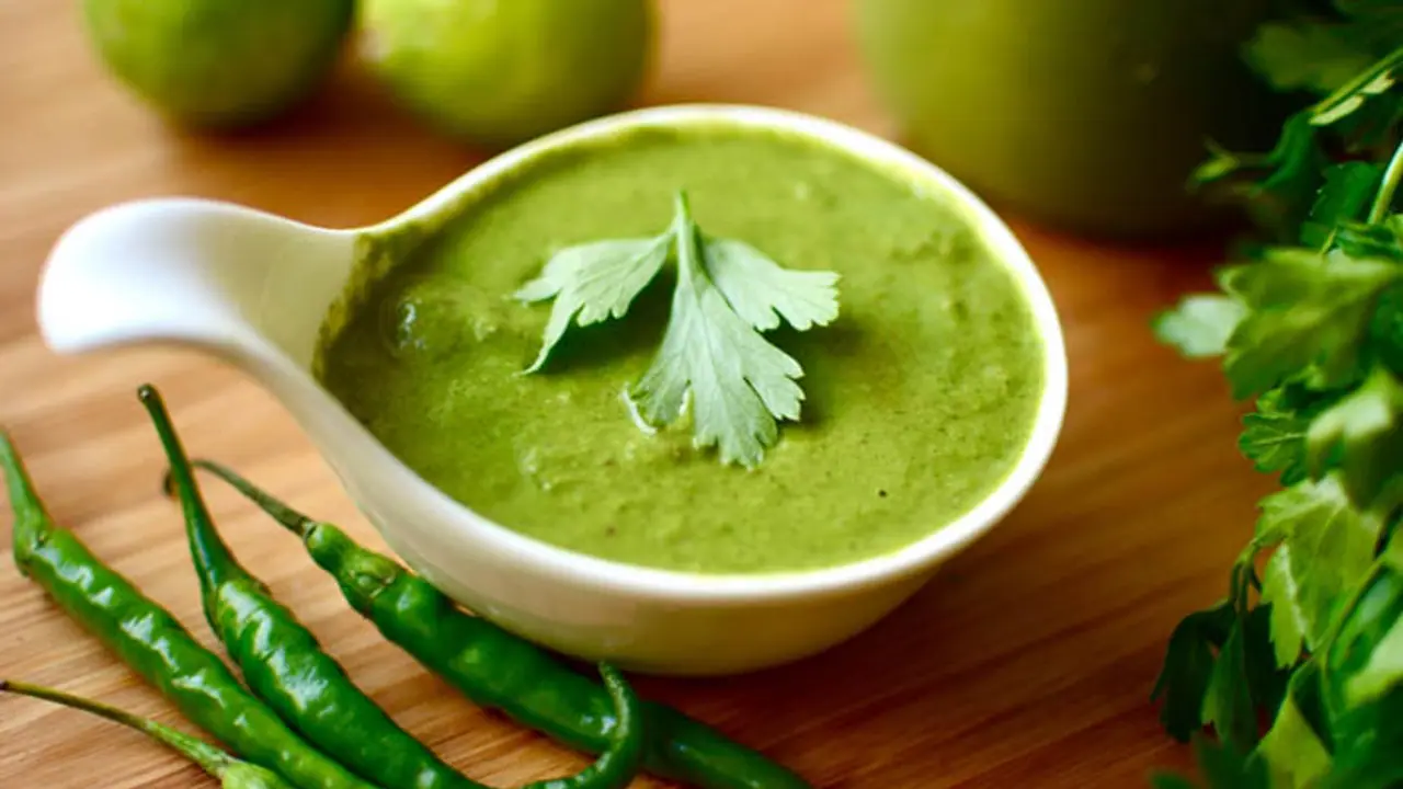 hotel style green chutney recipe tasty and healthy