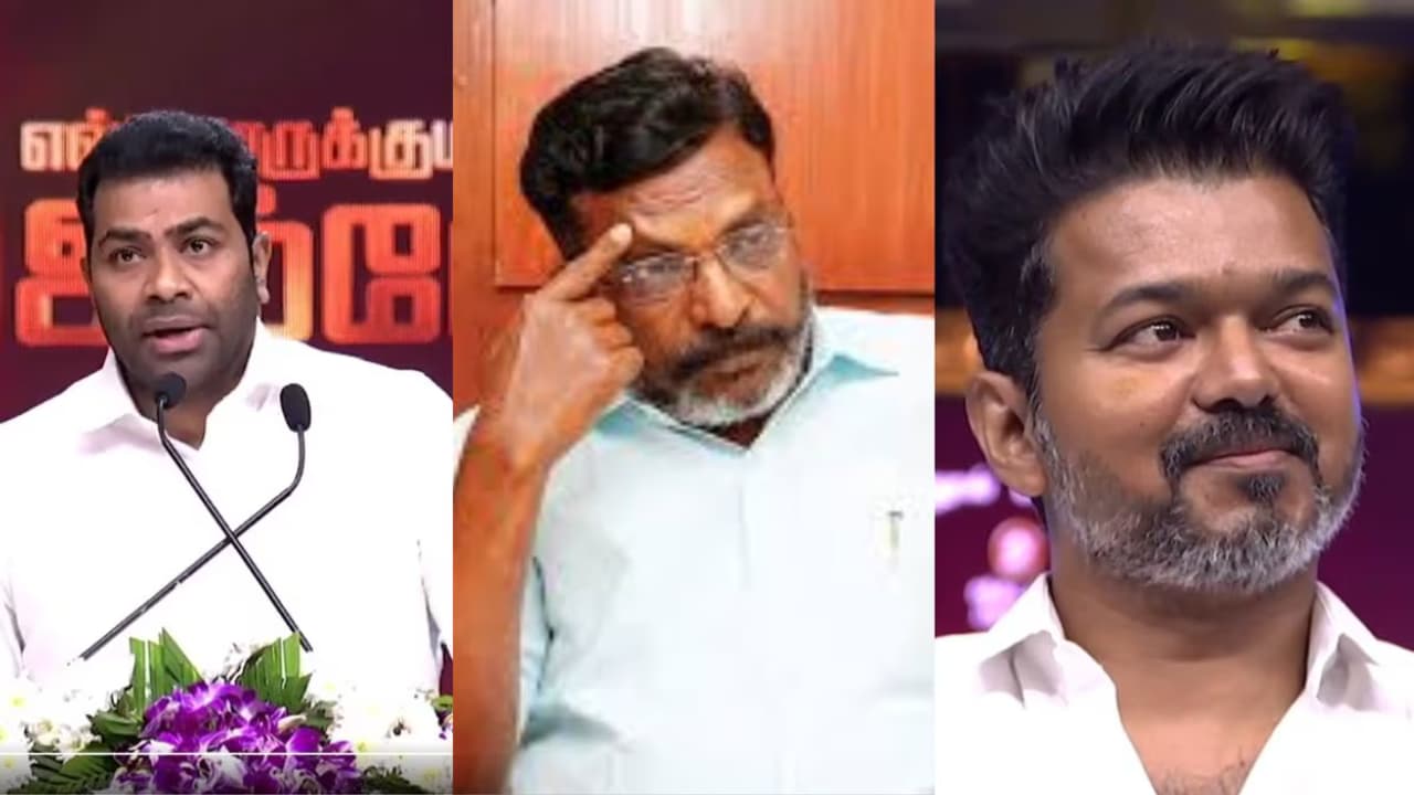 காலையில் தவெகவில்! மாலையில் திருமாவோடு சந்திப்பு! அரசியல் ஆட்டத்தை ஆரம்பித்த ஆதவ் அர்ஜுனா! காலையில் தவெகவில்! மாலையில் திருமாவோடு சந்திப்பு! அரசியல் ஆட்டத்தை ஆரம்பித்த ஆதவ் அர்ஜுனா!