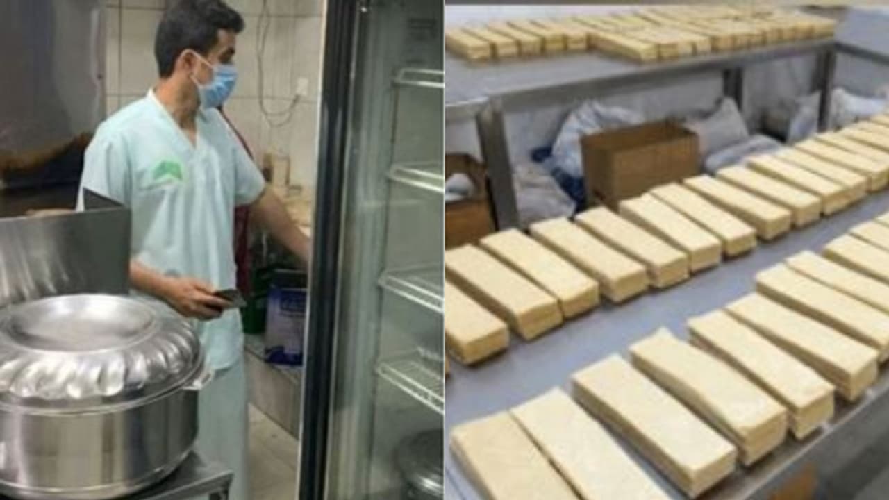 യാതൊരു വൃത്തിയുമില്ല, ഭക്ഷണം തറയിൽ; പരിശോധനയിൽ പിടികൂടിയത് 2.7 ടൺ ഭക്ഷ്യവസ്തുക്കൾ, കട പൂട്ടി ജിദ്ദ അധികൃതർ