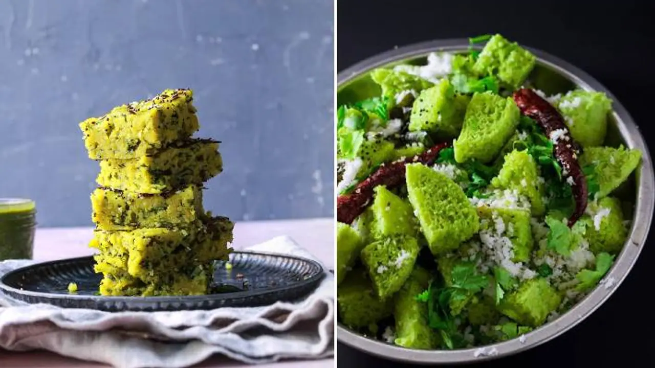 Dal palak Dhokla simple Recipe Dal palak Dhokla simple Recipe