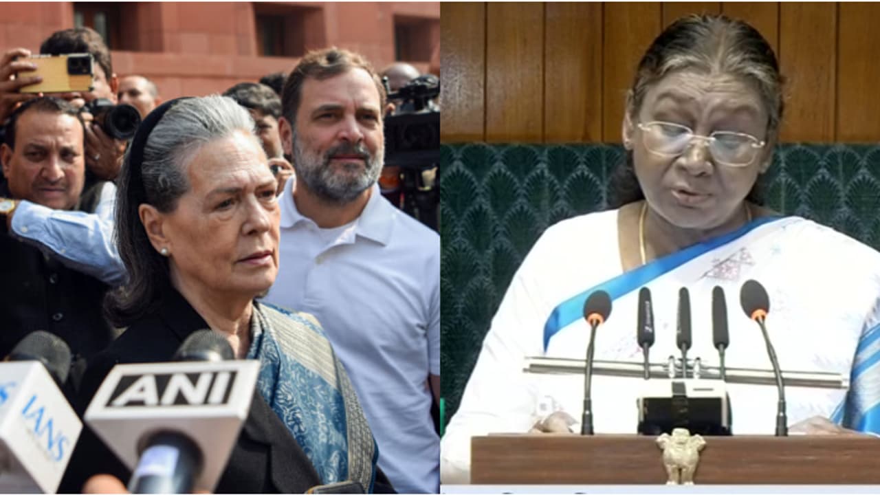 രാഷ്ട്രപതിയുടെ നയപ്രഖ്യാപന പ്രസംഗം; സോണിയാഗാന്ധിയുടെ പരാമർശം വിവാദത്തിൽ, വിമർശനവുമായി രാഷ്ട്രപതി ഭവൻ രാഷ്ട്രപതിയുടെ നയപ്രഖ്യാപന പ്രസംഗം; സോണിയാഗാന്ധിയുടെ പരാമർശം വിവാദത്തിൽ, വിമർശനവുമായി രാഷ്ട്രപതി ഭവൻ