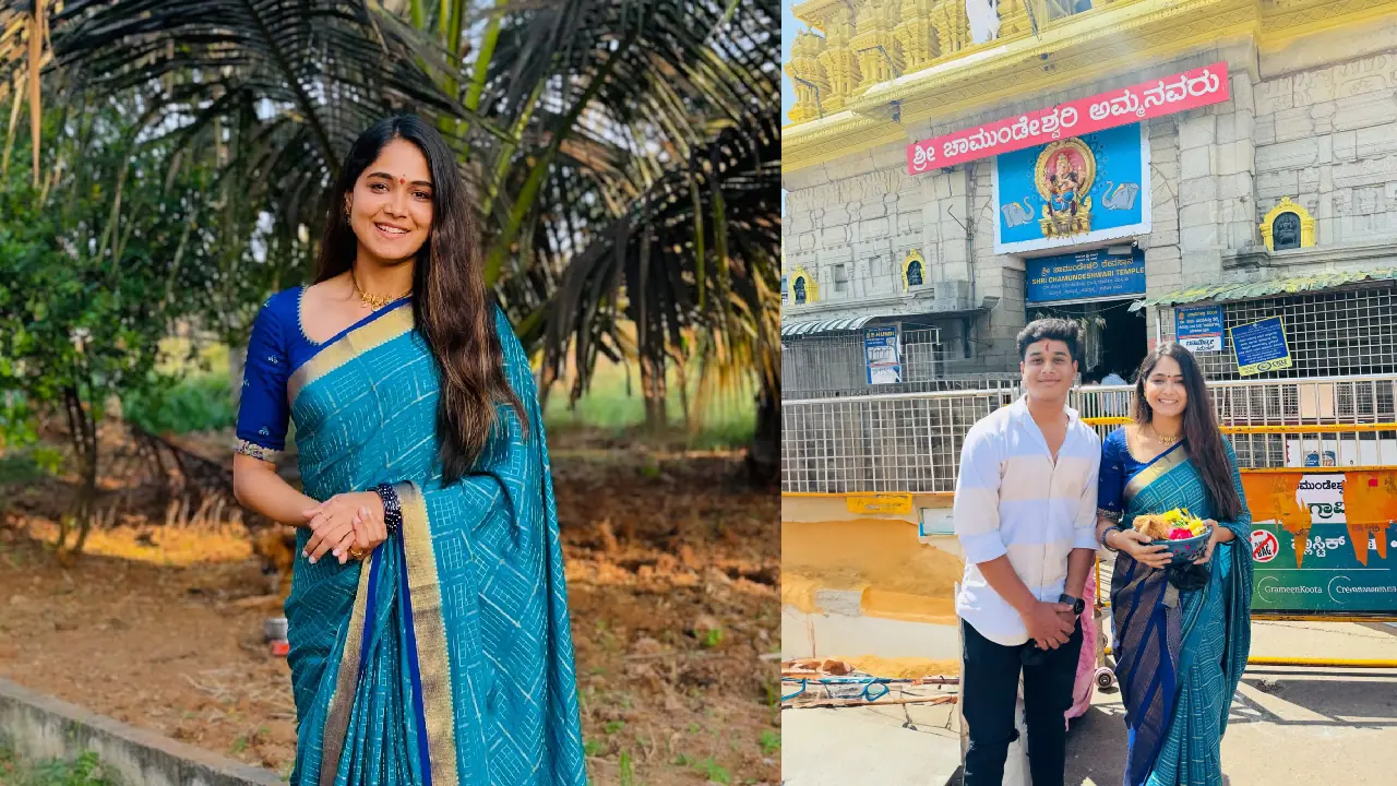 Bigg Boss ಮುಗಿದ್ಮೇಲೆ ಮೈಸೂರಿನ ಚಾಮುಂಡಿ ಬೆಟ್ಟಕ್ಕೆ ಭೇಟಿ ಕೊಟ್ಟ ಮೋಕ್ಷಿತಾ ಪೈ; ಸುಂದರ ಫೋಟೋಗಳಿವು! 