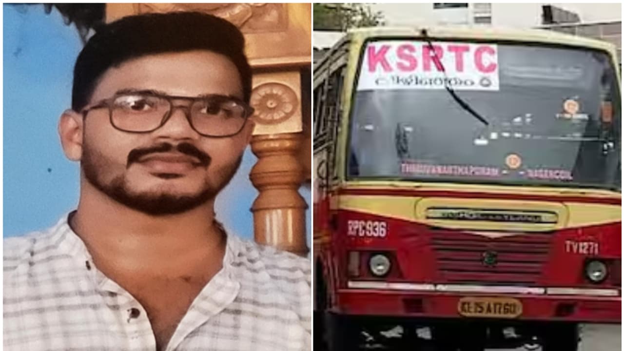 ഡിവൈഡറിൽ തട്ടി ബൈക്കിൻ്റെ നിയന്ത്രണം നഷ്ടമായി, യുവാവ് തെറിച്ചുവീണത് കെഎസ്ആർടിസി ബസിനടിയിൽ, ദാരുണാന്ത്യം