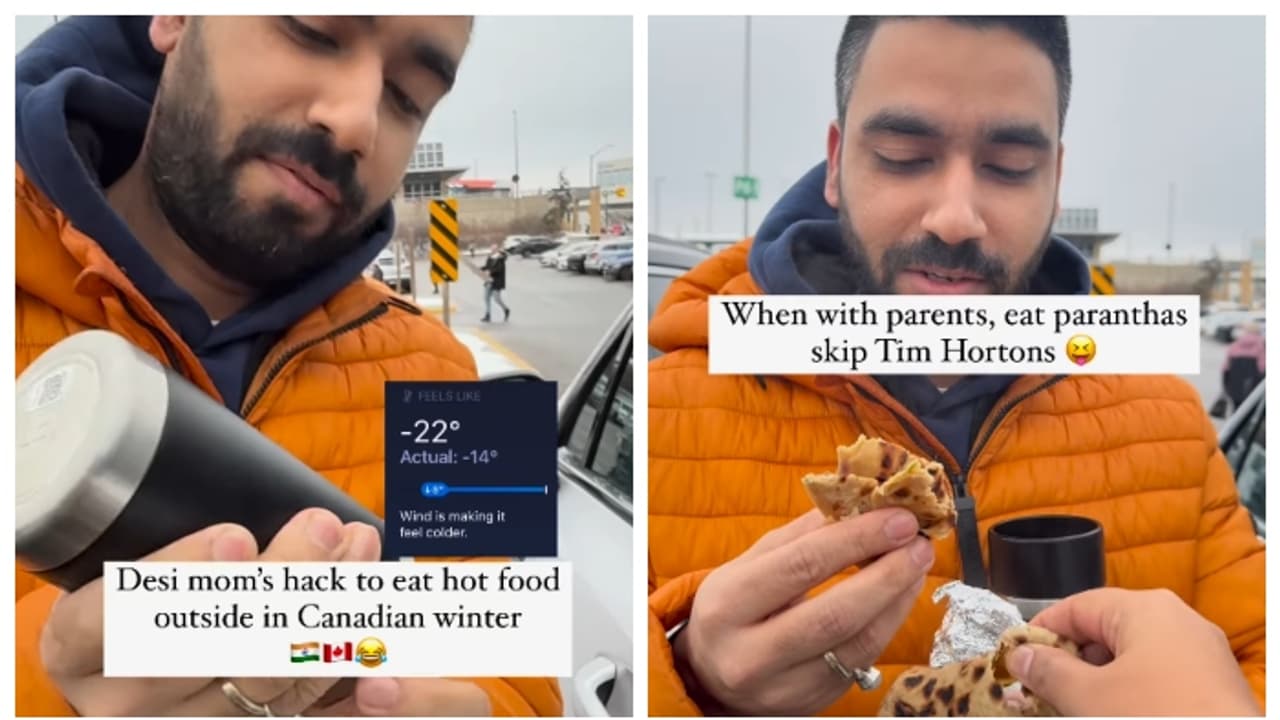  14 ഡിഗ്രി തണുപ്പിലും ചൂടാറാത്ത പറാത്ത; ഇന്ത്യക്കാരിയായ അമ്മയുടെ ബുദ്ധിയെ പ്രശംസിച്ച് സോഷ്യൽ മീഡിയ, വീഡിയോ
