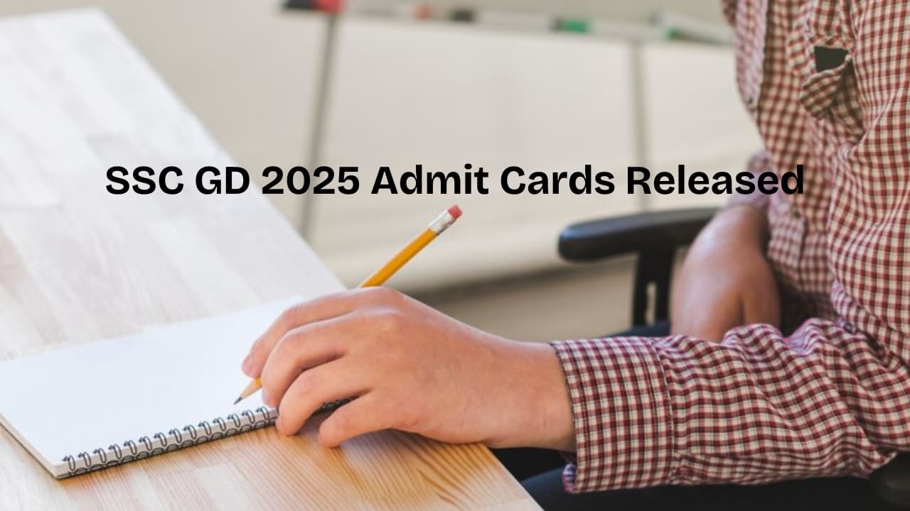 SSC GD 2025 Admit Cards Out: Check download link and important details here SSC GD 2025 Admit Cards Out: Check download link and important details here