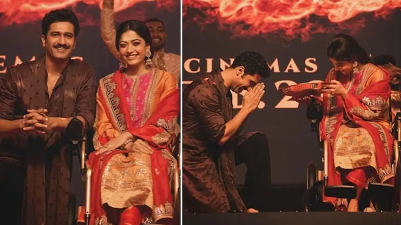 VIDEO: Vicky Kaushal in Hyderabad with Rashmika Mandanna, speaks Telugu at Chhaava song launch VIDEO: Vicky Kaushal in Hyderabad with Rashmika Mandanna, speaks Telugu at Chhaava song launch