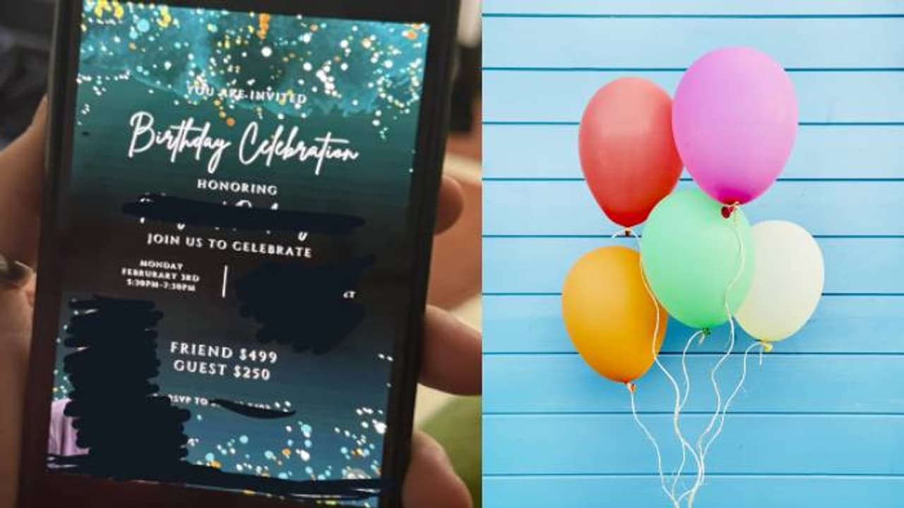 ഫ്രണ്ടാണത്രെ ഫ്രണ്ട്; പിറന്നാൾ പാർട്ടിക്ക് പ്രവേശന ഫീസ് 43,000 രൂപ..! അമ്പരപ്പിച്ച് യുവതിയുടെ പോസ്റ്റ് 