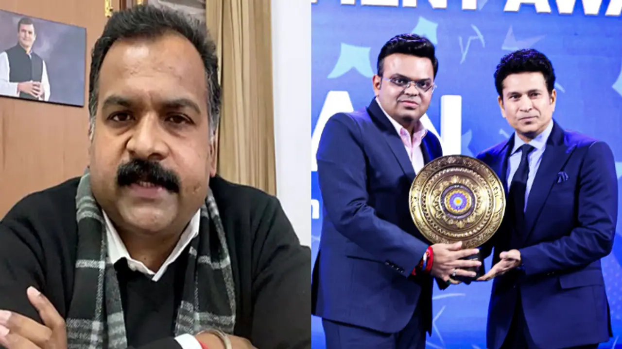 'Absolute mockery': Congress MP takes jibe at Jay Shah for presenting Lifetime Achievement award to Tendulkar