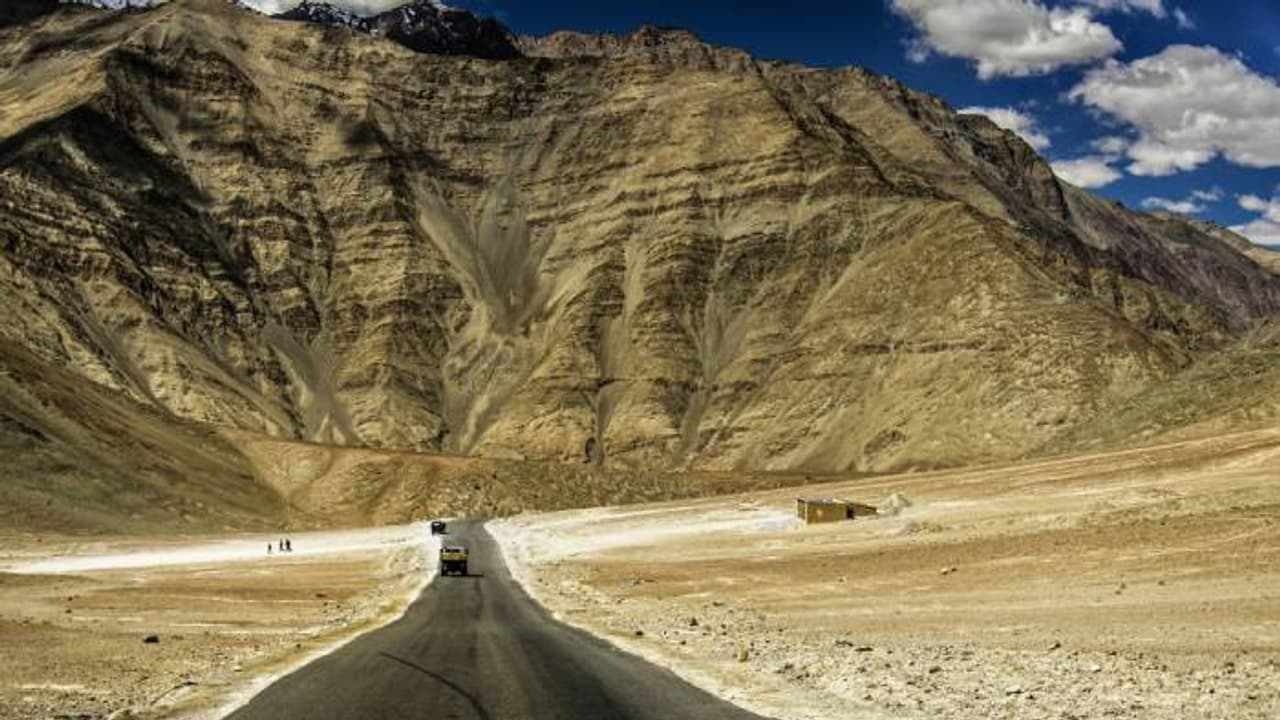 Magnetic Hill, Ladakh, India Magnetic Hill, Ladakh, India