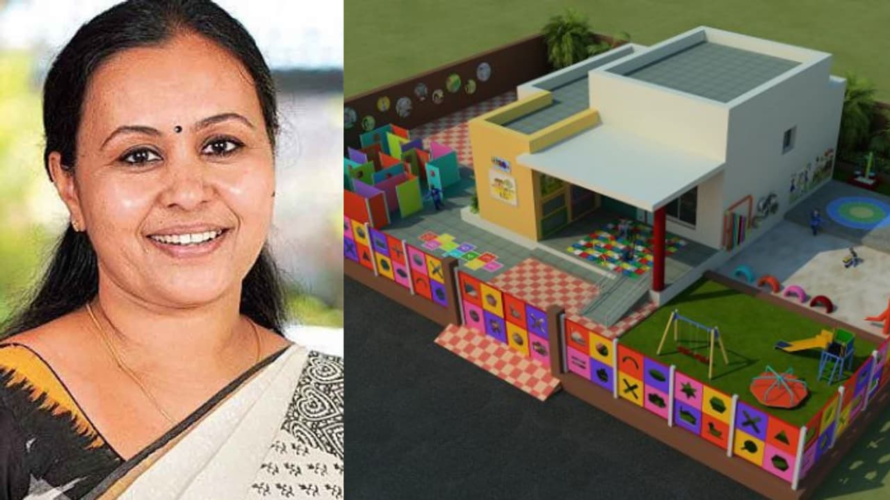 പഠനമുറി, വിശ്രമമുറി, പ്ലേ ഏരിയ, ഹാള്, പൂന്തോട്ടമടക്കമുണ്ട്; ഒന്നും രണ്ടുമല്ല, ആകെ 117 സ്മാര്ട്ട് അങ്കണവാടികൾ പഠനമുറി, വിശ്രമമുറി, പ്ലേ ഏരിയ, ഹാള്, പൂന്തോട്ടമടക്കമുണ്ട്; ഒന്നും രണ്ടുമല്ല, ആകെ 117 സ്മാര്ട്ട് അങ്കണവാടികൾ